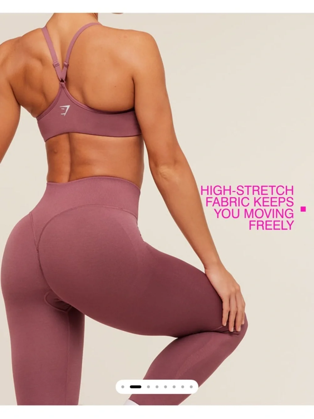 Gymshark Seamless Interval Leggins M - Picture 2 of 3